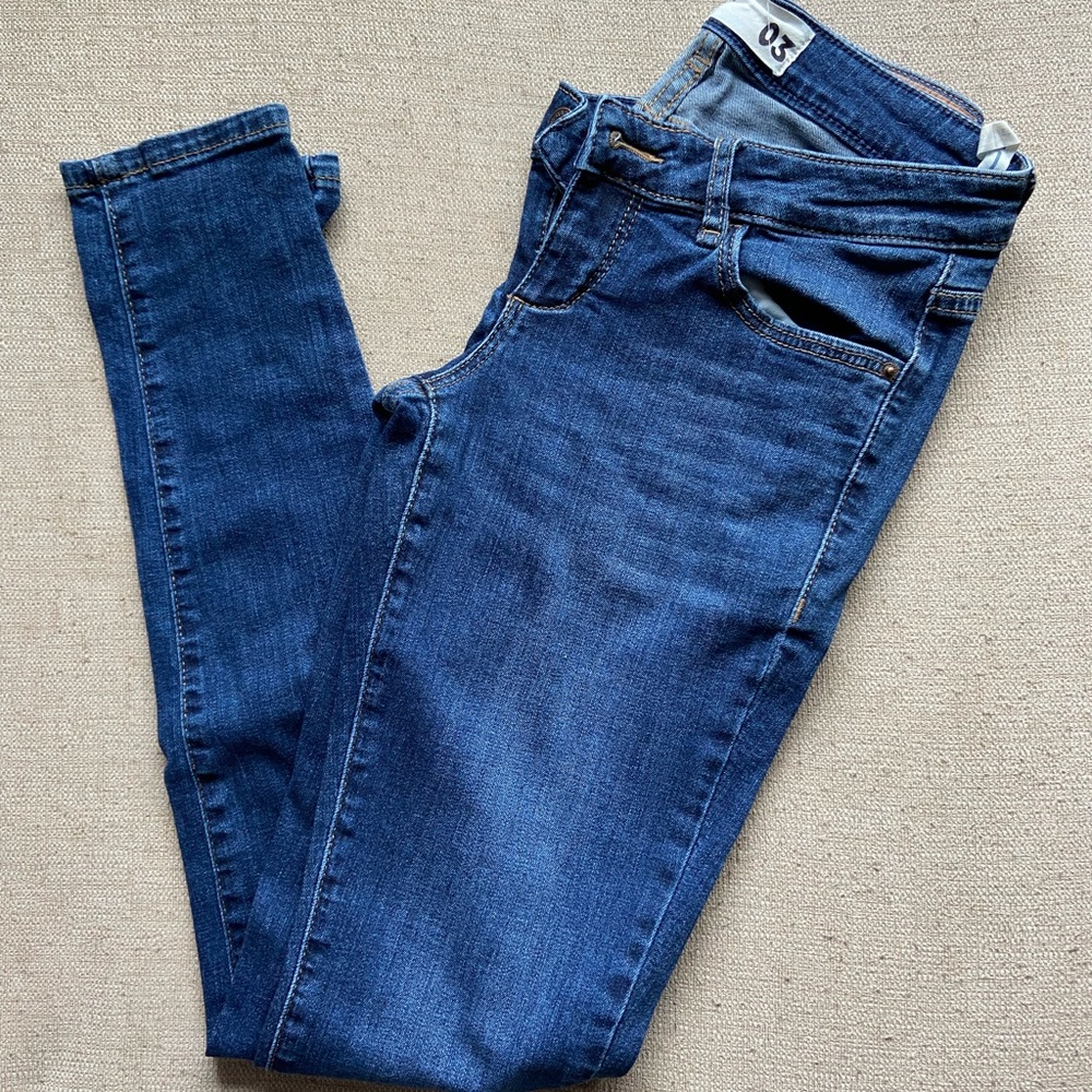 Dark denim jean